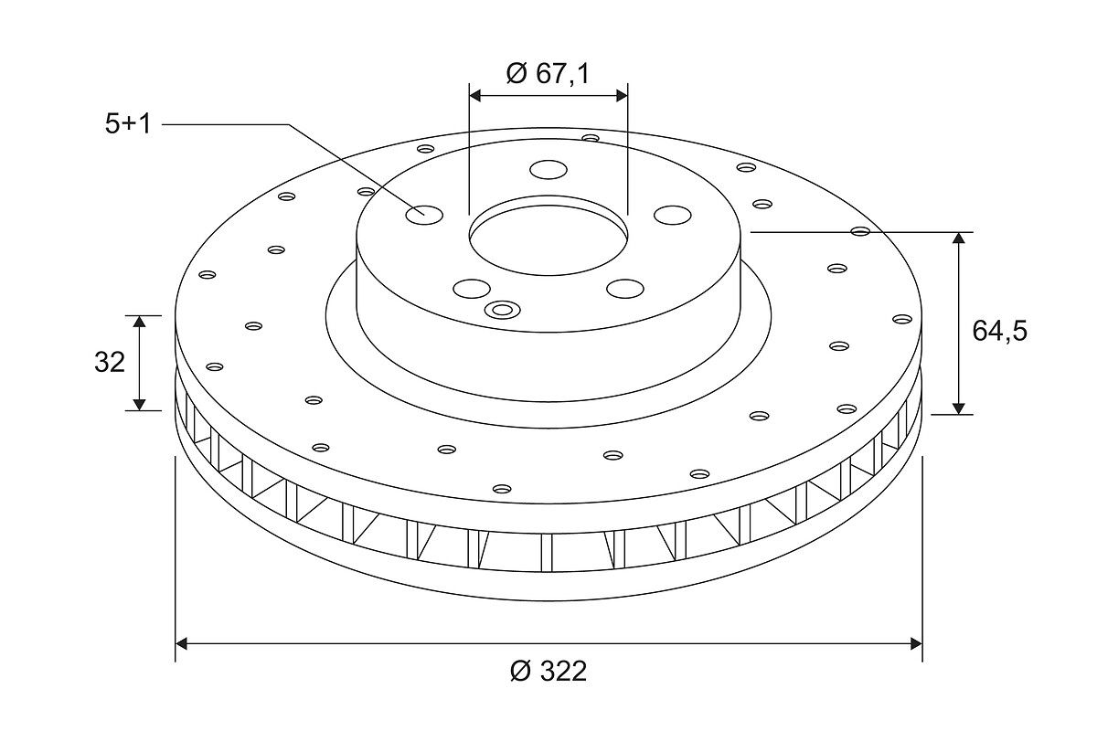 Fren Diski On W204 07>14 S204 07>14 W212 09>15 S212 09>16 C207 10>16 A207 10>16 | VALEO 197478 | OEM A0004213012