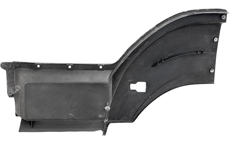 Çamurluklu Basamak Axor 1840 Sağ (Boyasız - Fiber) | OEM 9406661401