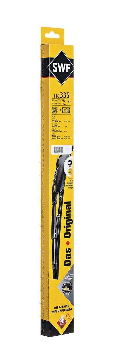 Silecek Supurgesi 500 / 475MM Astra G 03 98> (Swf) | VALEO 116335 | OEM 93178170 93178170 90559603 6272206 90559603 6272206