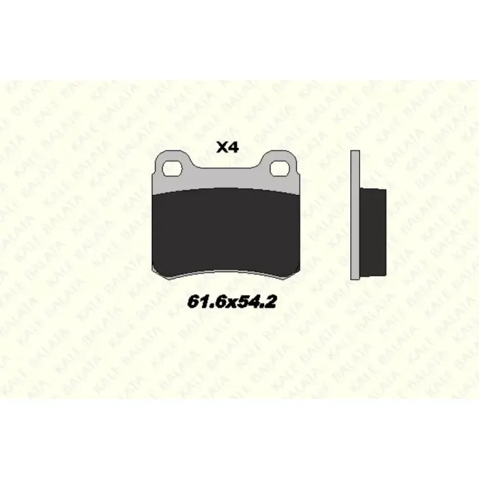 Fren Balatasi Arka 190 W201 88>93 W202 94>00 C124 87>93 W124 93>95 C124 93>97 | KALE B 20687 155 04 MSH | OEM A0014200120