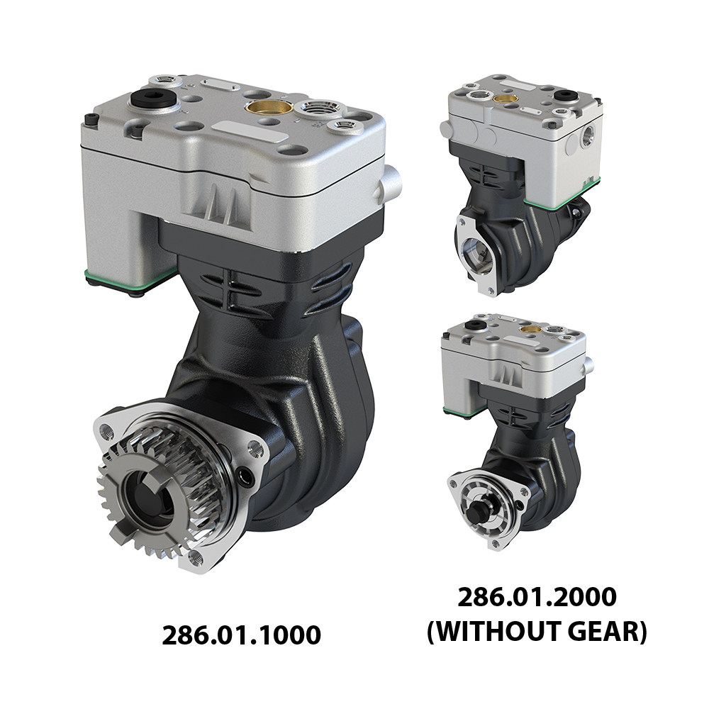 Komple Kompresor MAN Tgl/Tgm/32.270/Guleryuz Otobüs/Askam Hi Ex Yeni | A-TECH 286.01.1000 | OEM 51541007071 9121160000