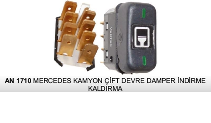 Vertex Mercedes Dingil Kaldırma Düğmesi Çiftli