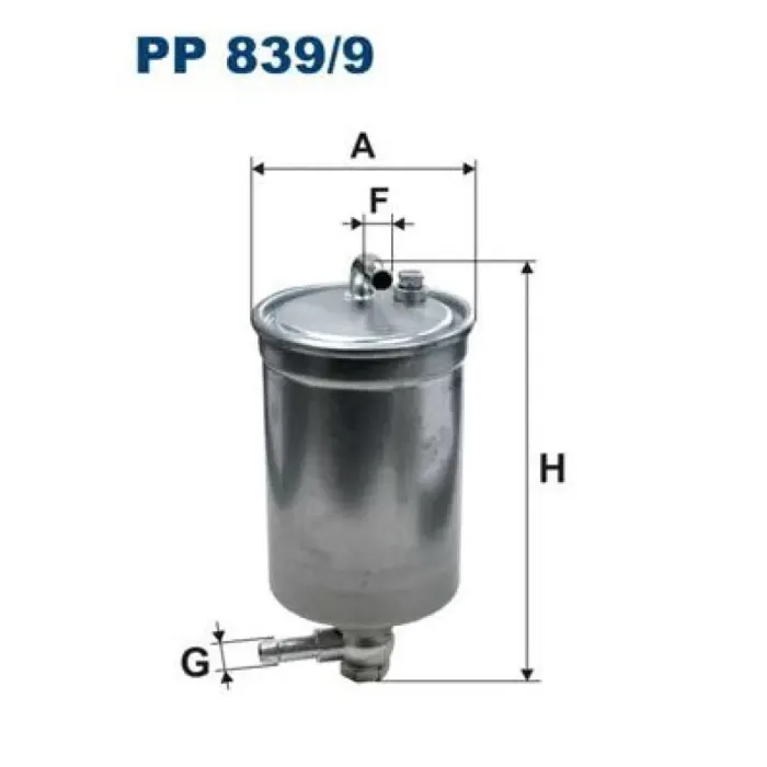 Yakit Filtresi (Mazot) Caddy Golf Jetta Passat Polo Transporter LT35 Vento Cordoba Ibiza Toledo | FILTRON PP 839 | OEM 1H0127401C 1H0127401C 1H0127401G 191127401A 1H0127401G 191127401A