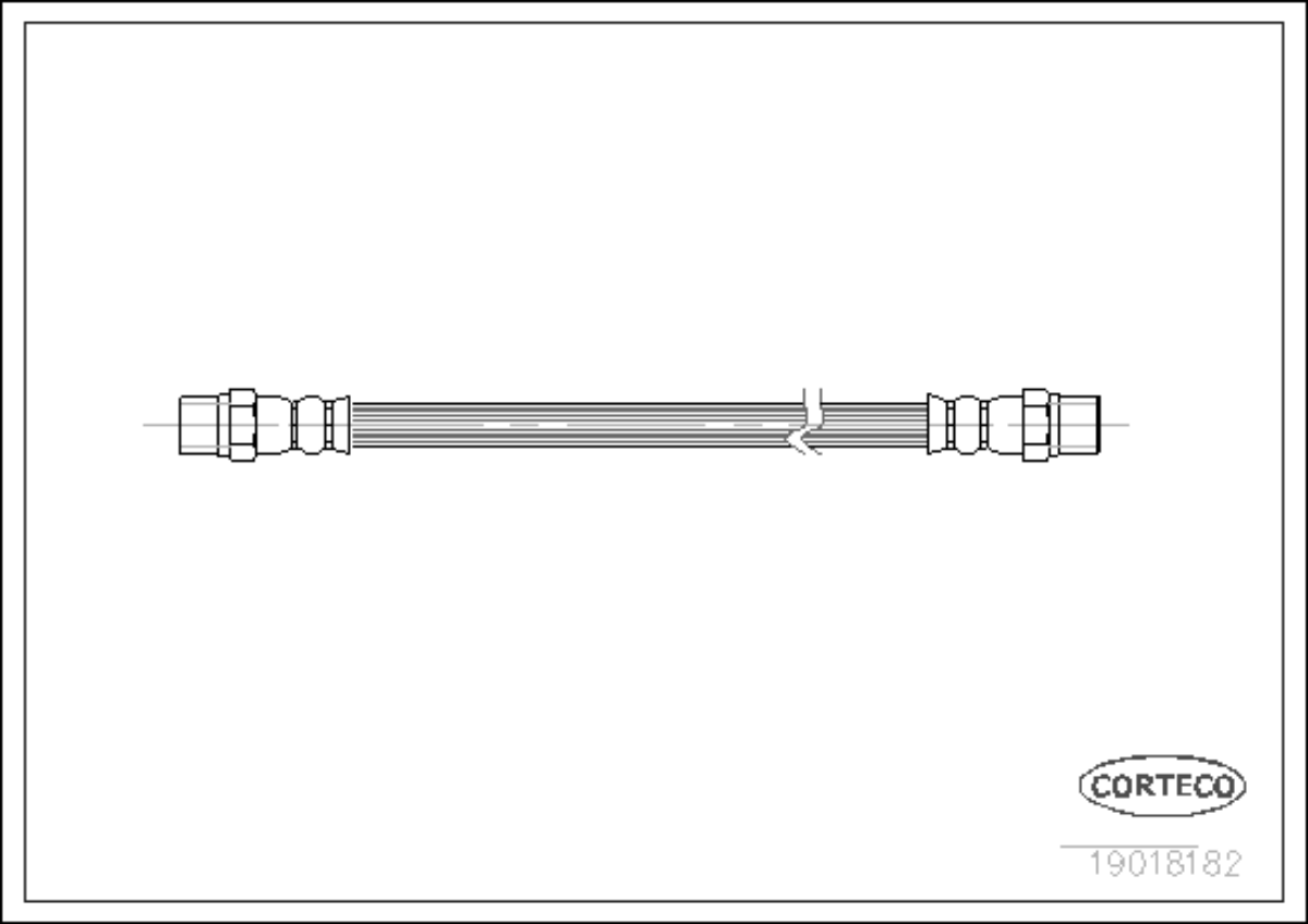 Fren Hortumu Vw Arka T4,Golfıı | OEM 171611775