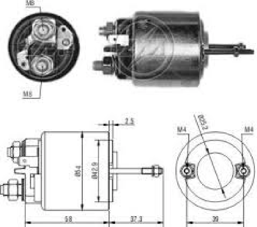 Marş Otom. Valeo Tip 12V Renault 9, Peugeot Citroen L Rover Tek Fiş | OEM ZM-597