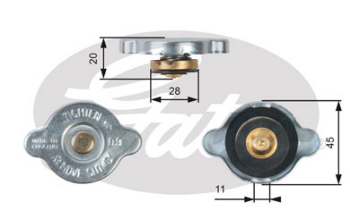 Radyatör Kapağı (Soğutma Sistemi) | OEM 0K20215205