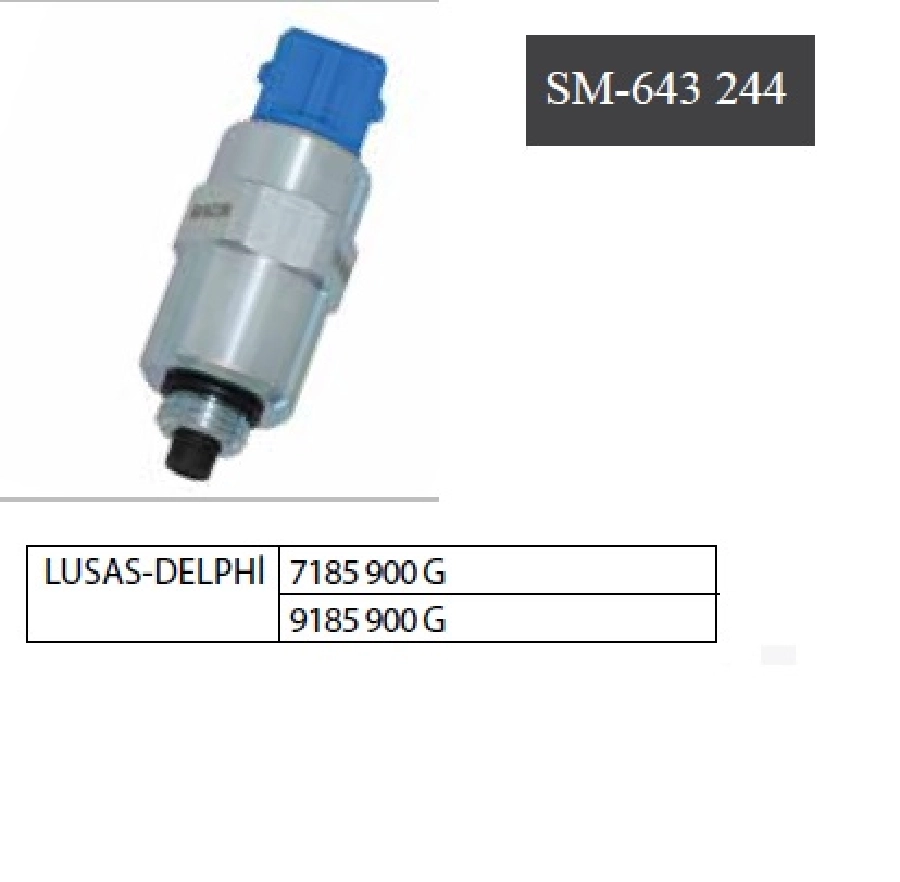 Mf Yeni Model Jcb New Holland Dizel Stop Müşürü 12 Volt | OEM SM-643244