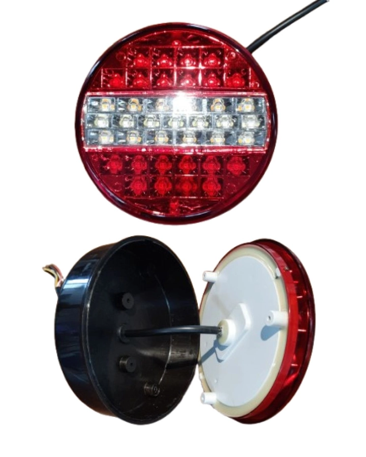 Stop Lamba LED'li Stop + Park + Geri Vites + Sinyal 4 Fonksiyonlu Hamburger 12V | OEM 888-12V