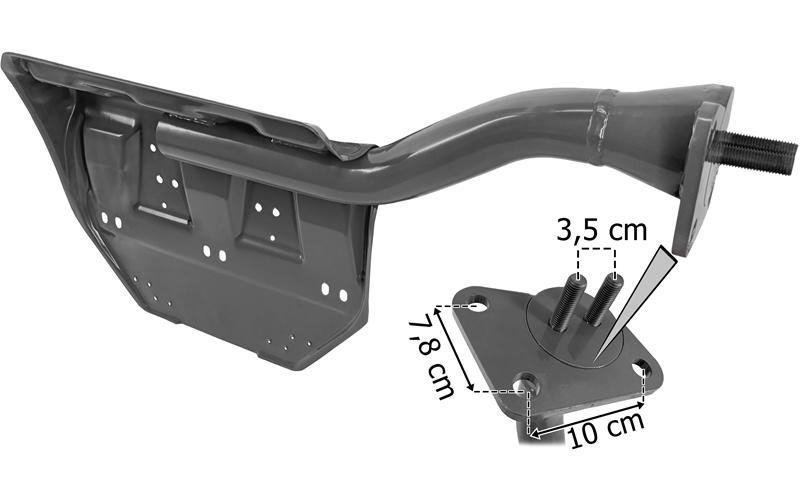Çamurluk Bağlantısı 4 Seri Flanşlı Sağ (M16) | OEM 1732856