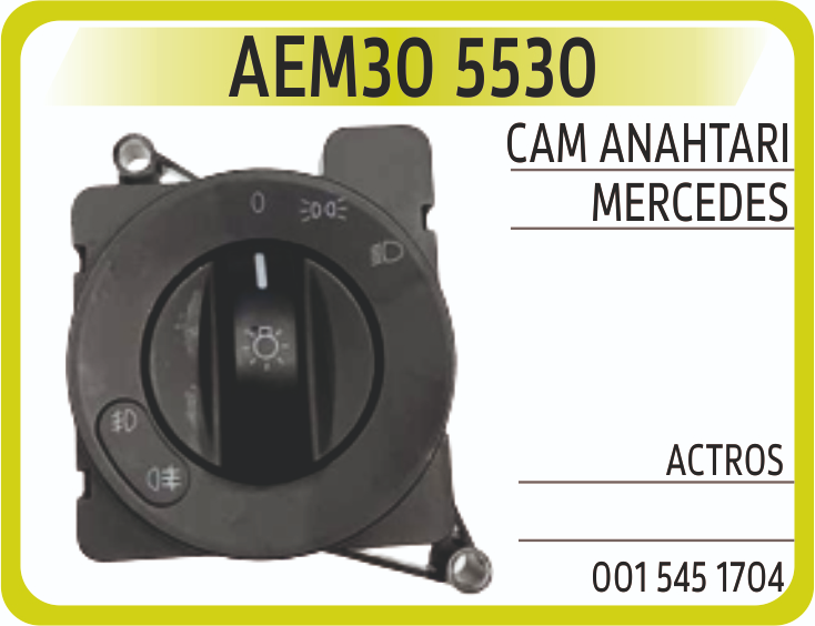 Aem Mercedes Acturos Far Anahtarı