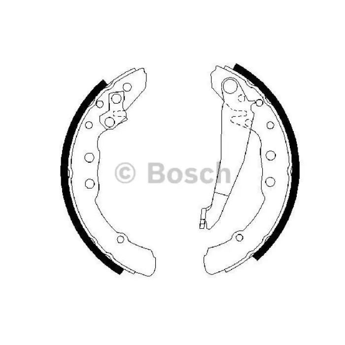 Arka Fren Balatasi Pabuc Passat Passat Variant 89 97 | BOSCH 0986487281 | OEM 357698525CX 357698525CX 8A0609525 8A0609525B 8A0609525 8A0609525B