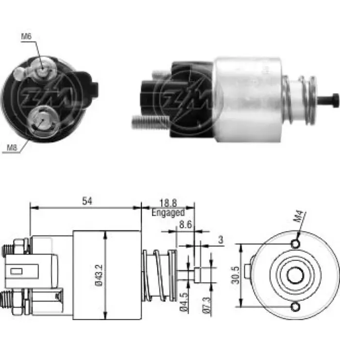 Mars Otomatigi 12V Hyundai Accent Era I20 I30 Getz Kia Rio Fisli Soketli | ZM 0391 | OEM 36120-2B100