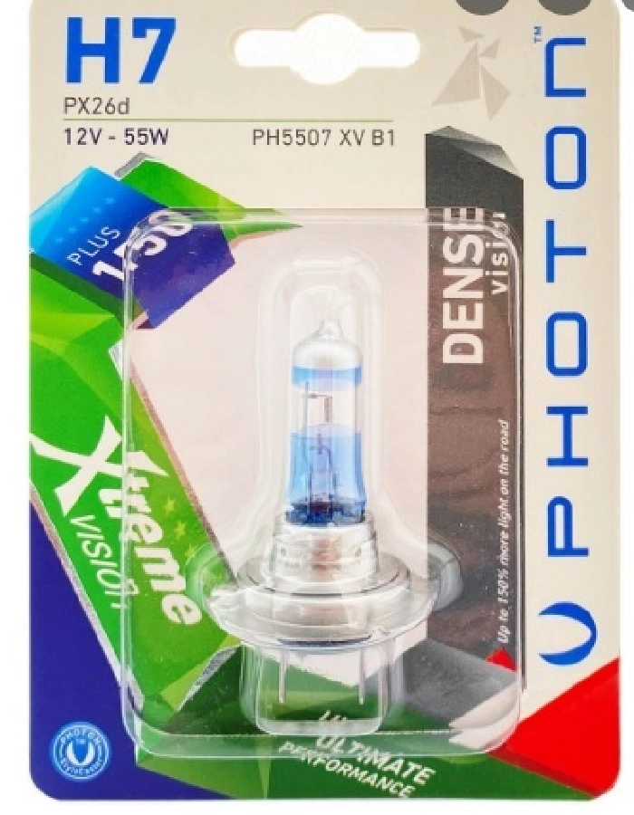 Ampul H7 12V 55W Xtreme Vision + %150 Fazla Işık (Tekli Blister) | OEM PH5507XVB1