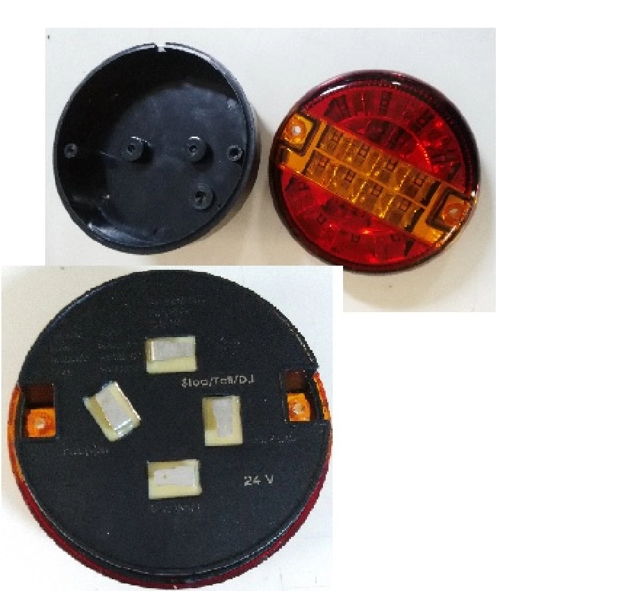 Universal Truckstar 2 Serisi Dorse LED Fonksıyonel Stop Lamba (M 611472) 24V ( Hamburger ) | OEM M720104