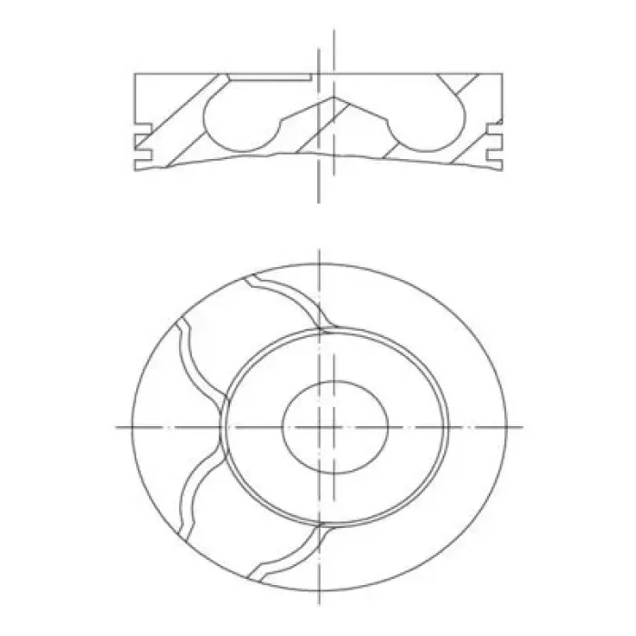 Motor Piston Segman P206 P307 P406 Partner 2 Scudo 2 Expert 2 Jumpy 2 Berlingo 2 C5 2,0JTD DW10TD (2,0HDI 8V) / (85,00MM) / (0,60 Farkli) | MAHLE 0399901 | OEM 0628K7 0628N3 9463258980
