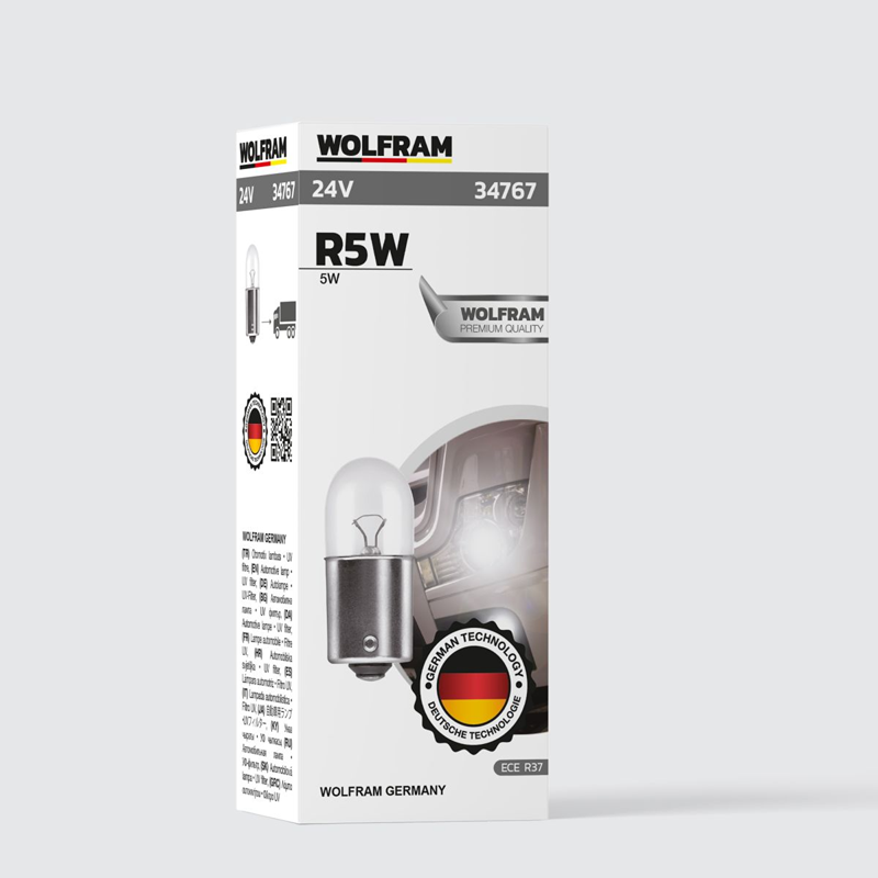 Wolfram 24 Volt 5 Wat 67 Ampül