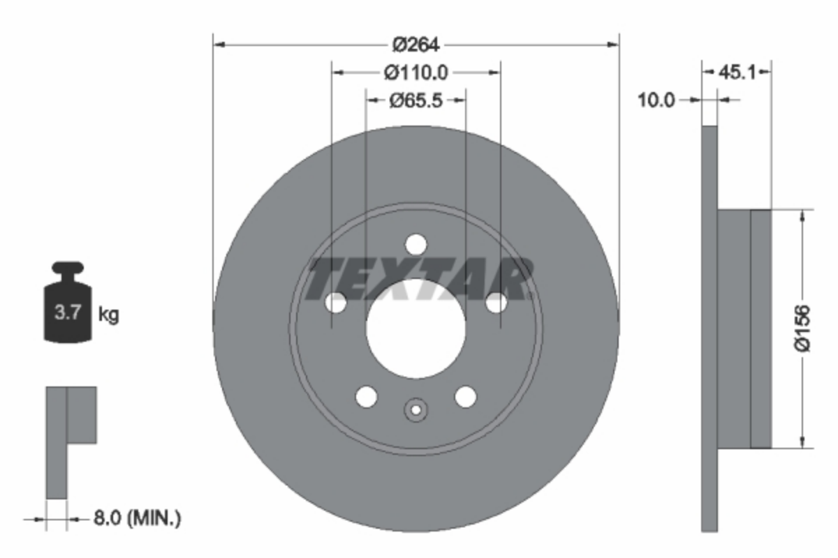 Fren Diski (Fren Tertibatı) | OEM 569125