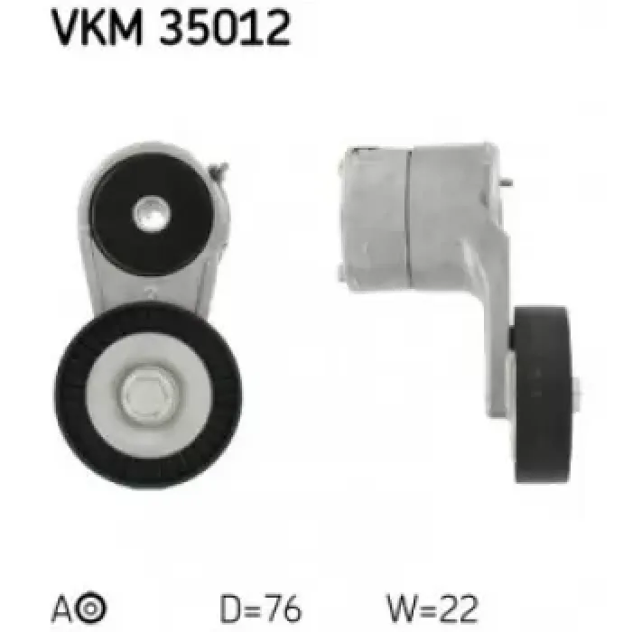 Alternator Gergi Rulmani (Kutuklu) Astra F G H Combo Corsa B C Zafira Vectra C 1.4 1.6 1.8I 1.8 16V | SKF VKM 35012 | OEM 1340555