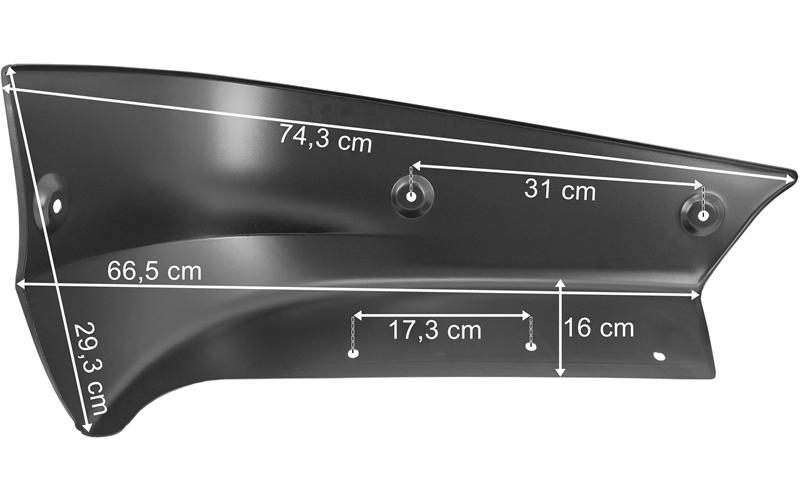 Karlık Metal İveco X-Way Sol | OEM 5802409074
