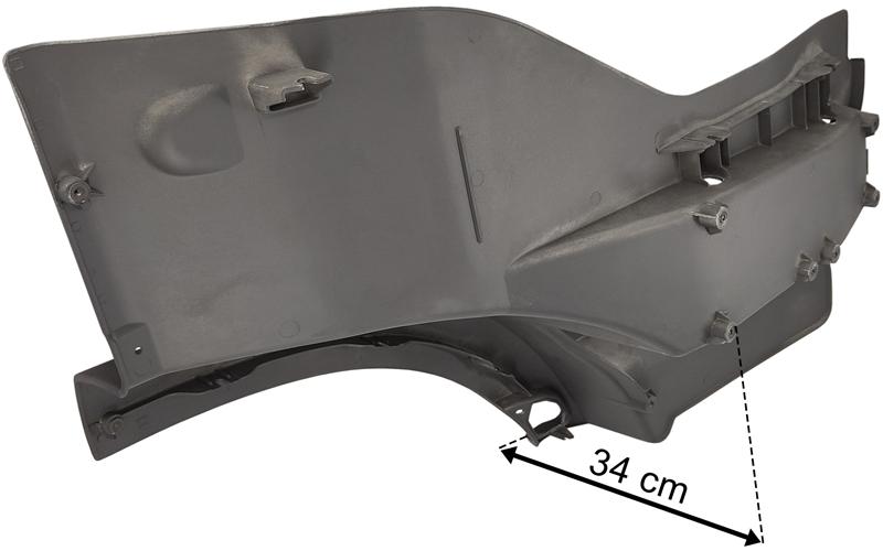 Basamak Komple Arocs Sol Deliksiz (Fiber) | OEM 9616665001