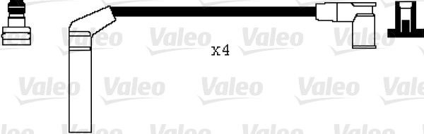 Buji Kablosu Takim Fiesta V 1,3 8V Sfi 01>08 | VALEO 346086 | OEM 1094676 1094676 1094677 1094679 1094677 1094679