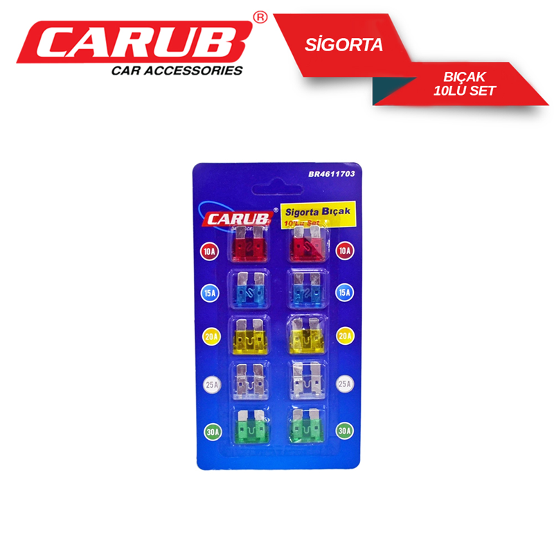 Carub Bıçak Sigor Seti 10 Lu
