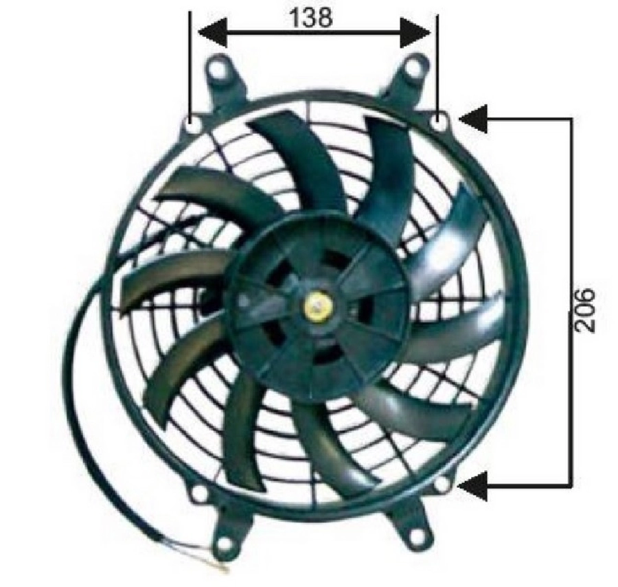 Fan Motoru 24V Pervanelı 9" | OEM RFM1106