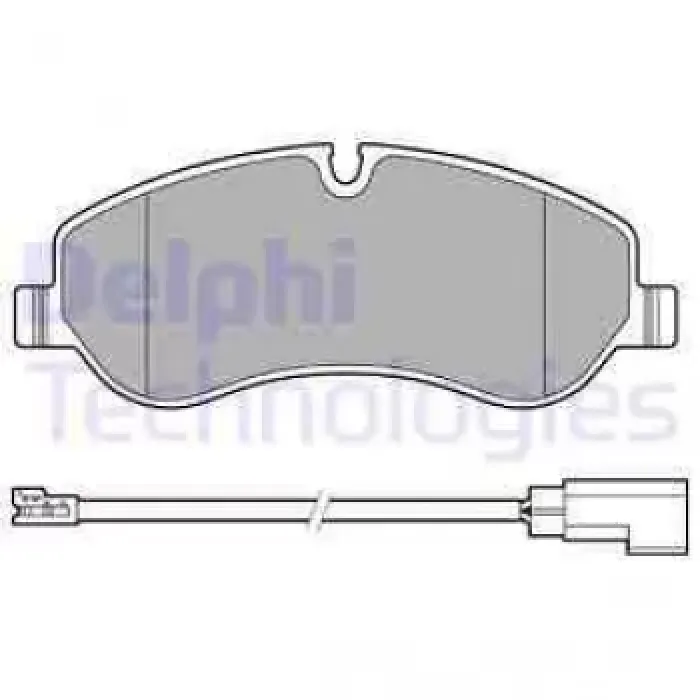 On Fren Balatasi Transit Custom V362-V363 12> (Arka Tek Teker) | DELPHI LP2661 | OEM BK21 2K021 AC 2391870
