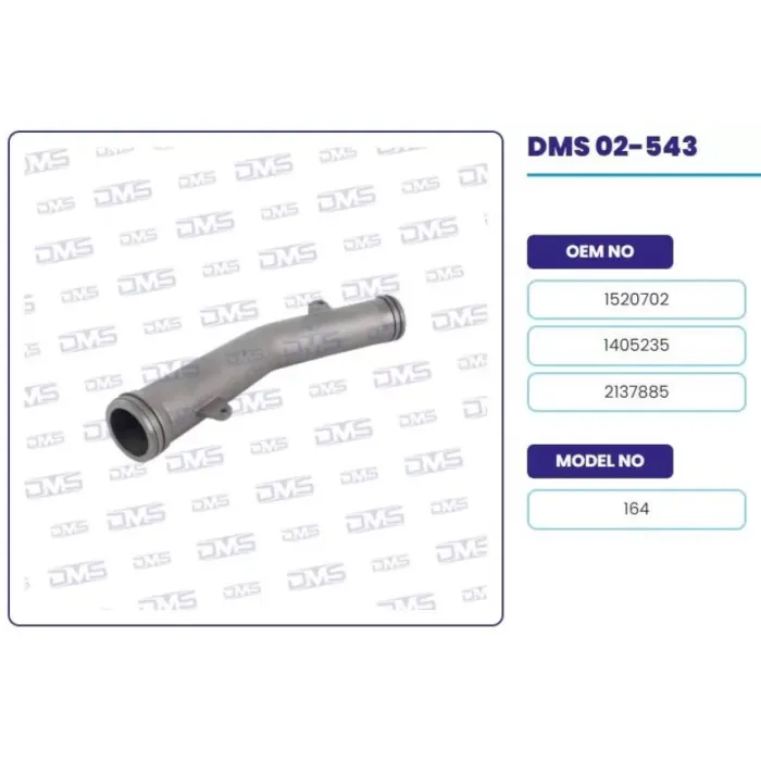 Egzoz Manifoldu L Uzun Boru Scania P G R T 164 | DEMOSAN 02-543 | OEM 1520702-1863898-1793584