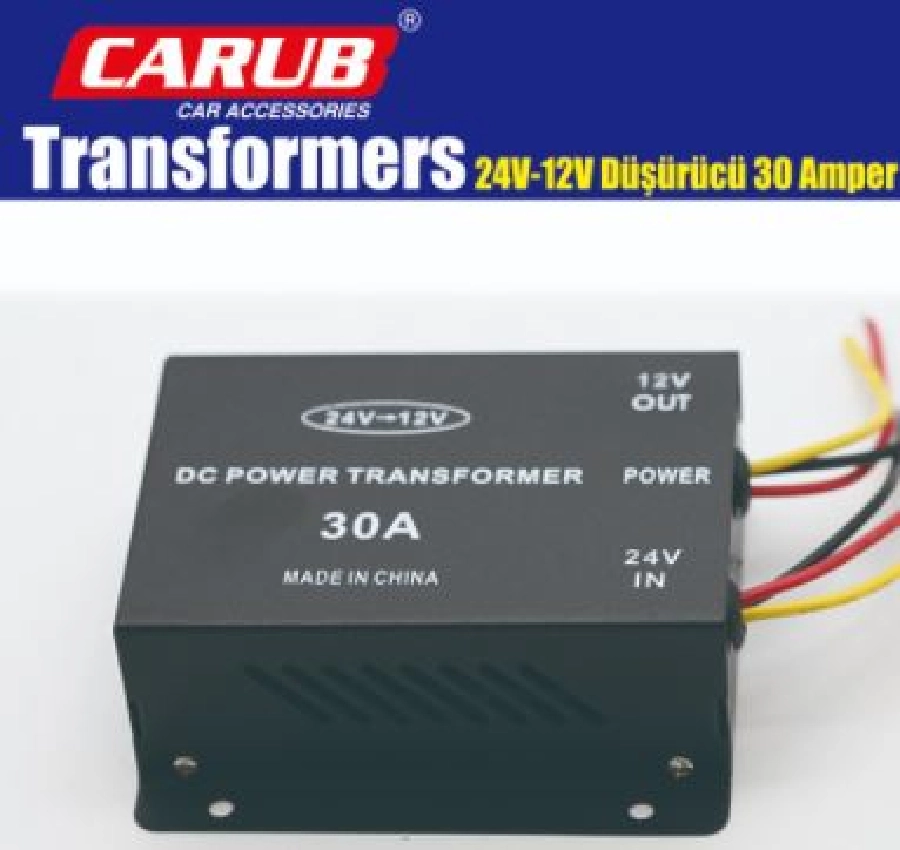 Konvertör Düşürücü 24V DAN12V Ta Transformers 30 Amp | OEM BR4621745