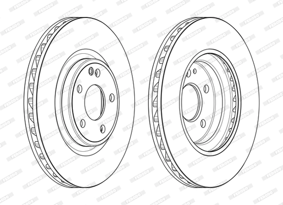 Fren Diski On X117 15>19 W176 12>18 C117 13>19 | FERODO DDF2545C | OEM A2464212612