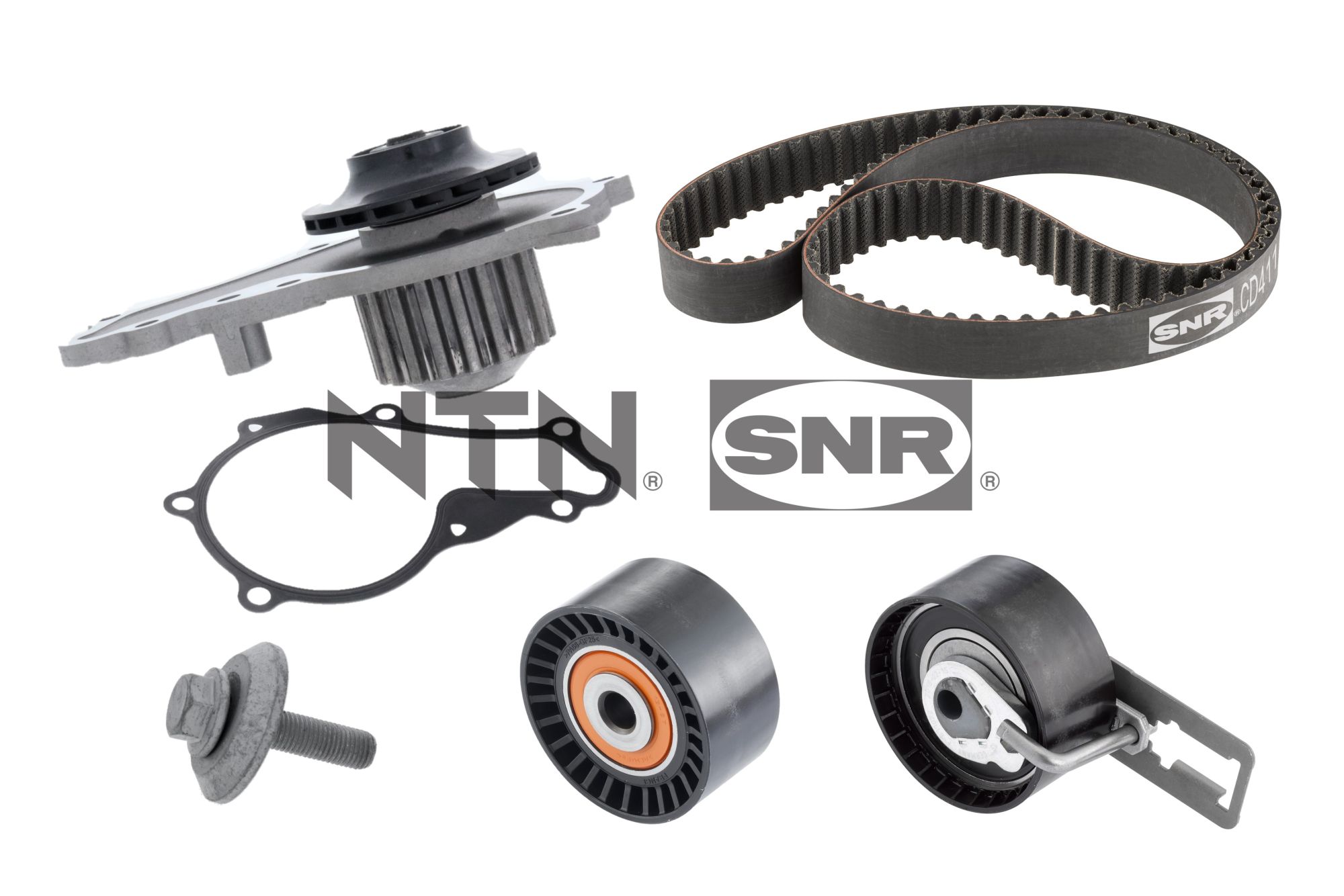 Triger Seti+Devirdaim Su Pompasi C5 III C4 II DS4 P208 P308 P3008 P5008 P2008 Partner Tepe Berlingo III C3 III DS3 DS5 P301 C Elysee 1,6HDI 8V E5 (141 Dis Kayis) Courier B Max C Max Fiesta 1,6TDCI | SNR KDP459670 | OEM AV6Q 8B596 AB 1684891780 8B596