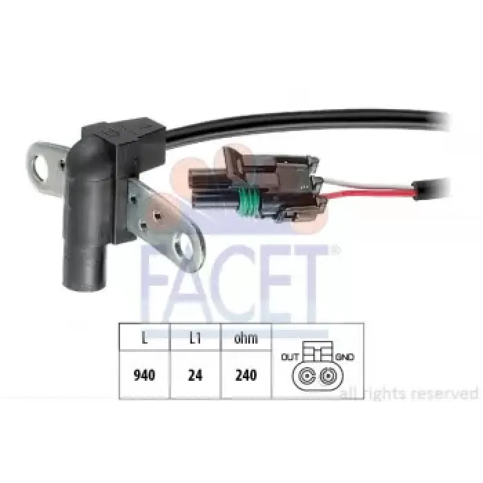 Volant Sensoru R9-R19-R21 | FACET 9.0010 | OEM 7700739792