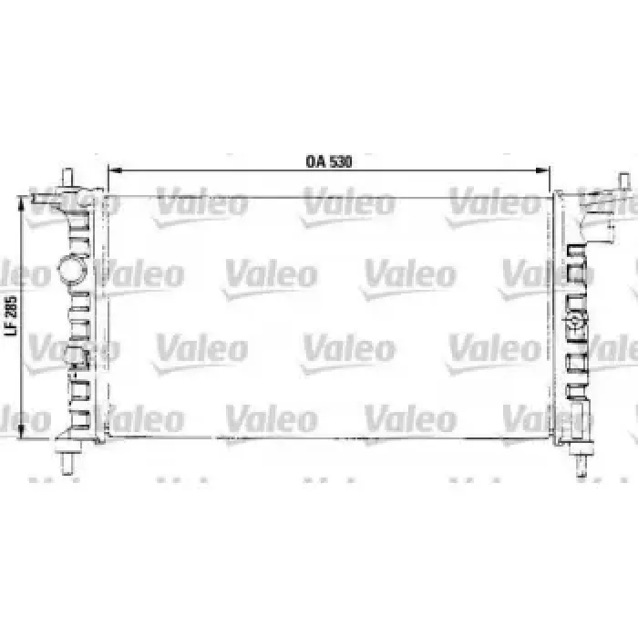 Motor Su Radyatoru M,T (Brazing) / (Klima Haric) Corsa B X12SZ C14NZ X14XE X16XE | VALEO 731013 | OEM 1300149