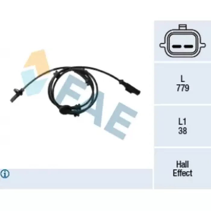 ABS Kablosu Sensoru On Master 3 10> | FAE 78437 | OEM 82 00 735 314