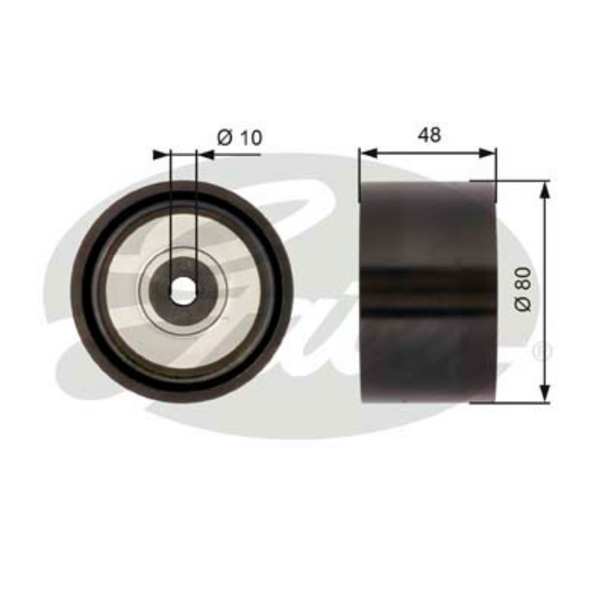 Kayış Kasnağı 457 (10x80x48) | OEM A0005501633