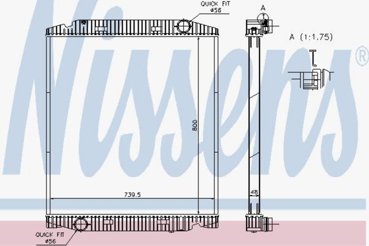 Su Radyatörü Iveco Stralis | OEM 41218266