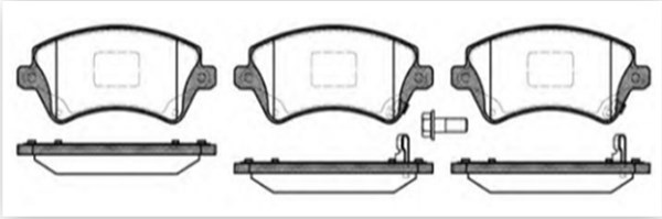 Fren Balatasi On Toyota Corolla 2002-2007 Vvti | SKF VKBP 80330 A | OEM 04465-02061