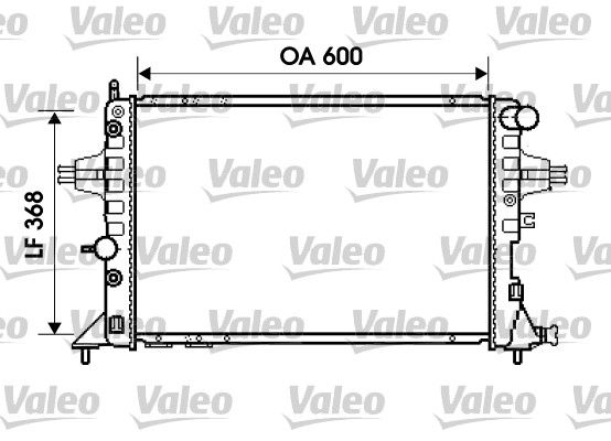 Motor Su Radyatoru Astra G Y20DTH Y22DTR | VALEO 734388 | OEM 1300210 9192607