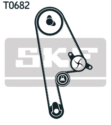 Eksantrik Gergi Kiti (107X240) Civic 4 1.6I (87 91) Civic 6 1.6I (94 97) Rover 200 400 (Sohc / Ohc) | SKF VKMA 93001 | OEM 14400-P1K-E01