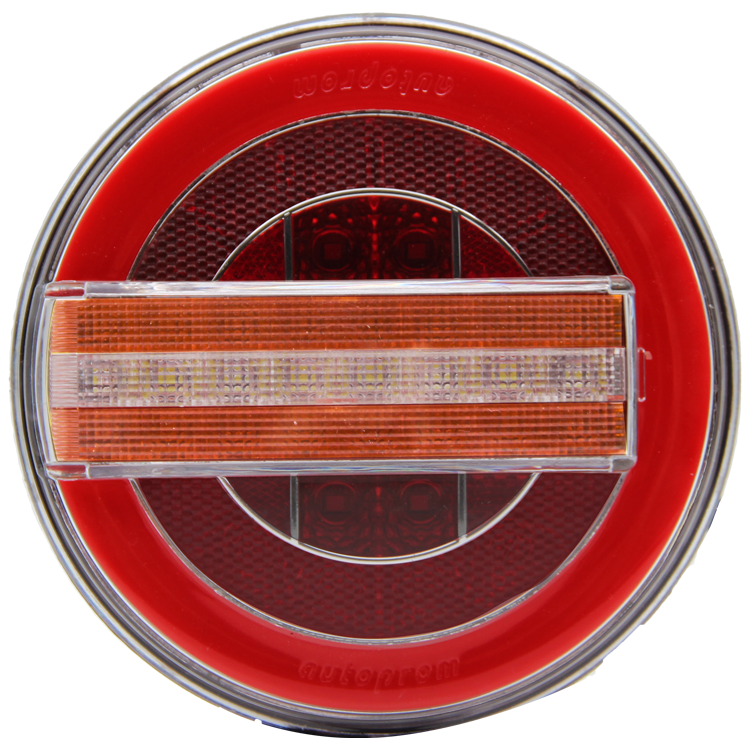 Çeray Neon Hamburger Yuvarlak Dinamik Sinyalli Kayarlı 12 Volt