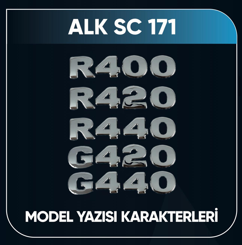 Scanıa G420-G400-R400-Nikelajlı Yazı