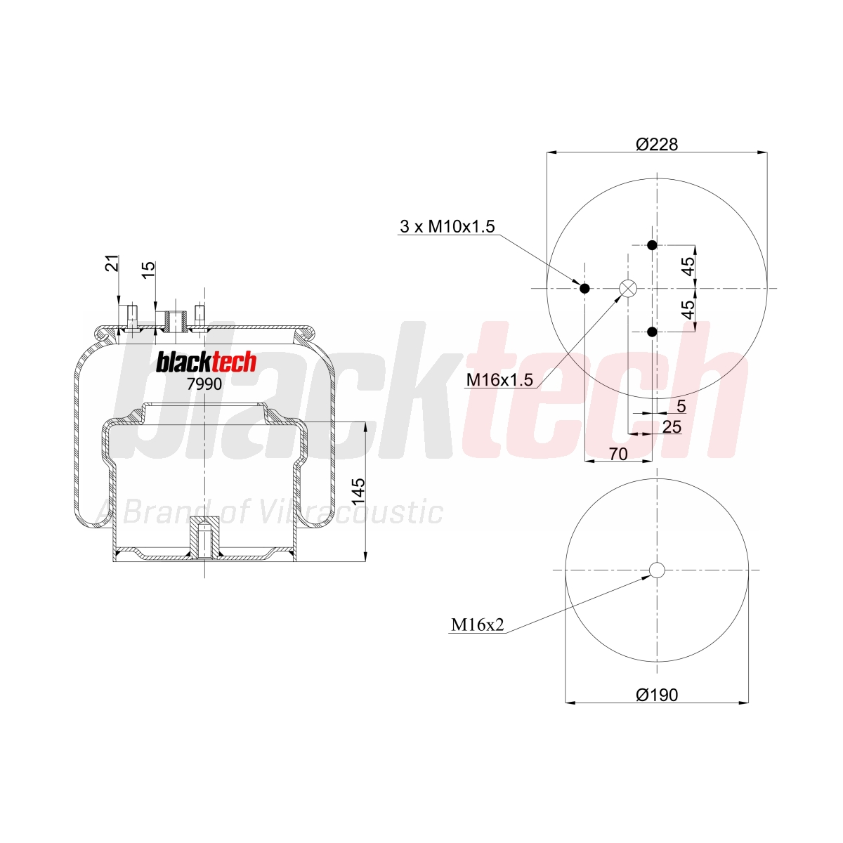 Körük Komple Metal Pistonlu | OEM 1279141