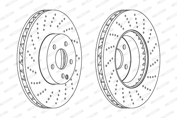 Fren Diski On W204 07>14 S204 07>14 W212 09>15 S212 09>16 C207 10>16 A207 10>16 | FERODO DDF1694C-1 | OEM A0004213012