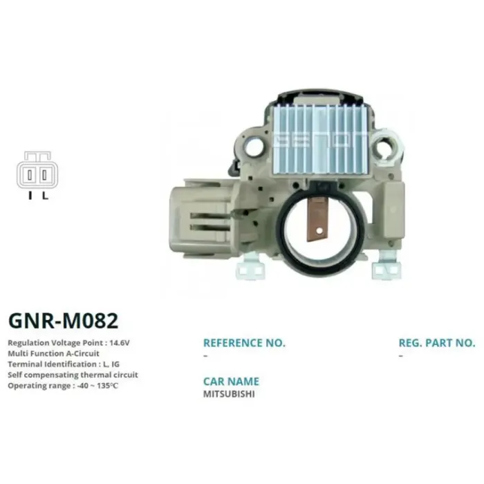 Alternator Konjektor Mitsubishi Tip 12V Mitsubishi Canter (L, Ig) | GENON GNR-M082 | OEM VR-H2009-175