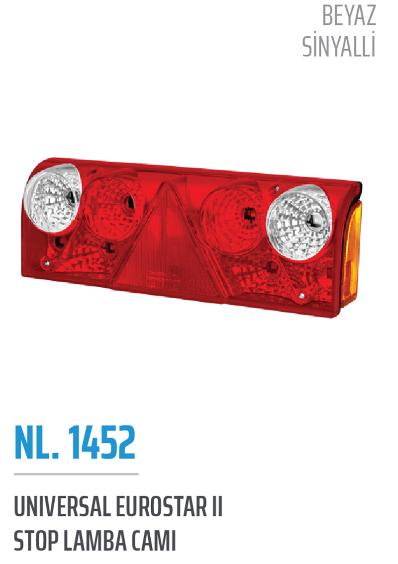Universal Eurostar 2 Stop Lamba Camı | OEM NL.1452