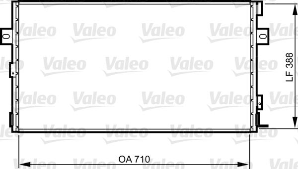 Kondenser Chrysler Voyager | VALEO 814290 | OEM 4809 129AA 129AA