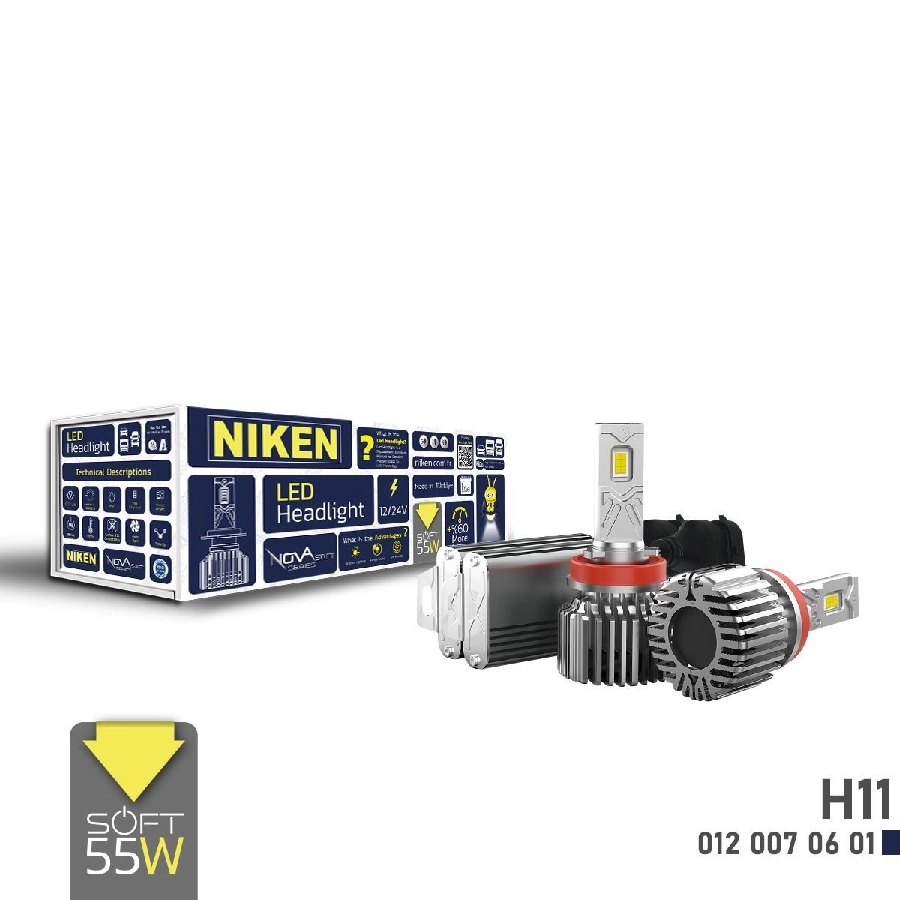 LED Xenon Nova Soft Serisi H11 (55W) | OEM 0120070601