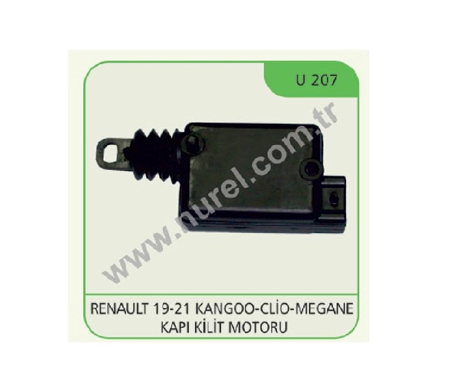 Merkezi Kilit Motoru Kızaklı - Renault 9,11-Clio | OEM 00070