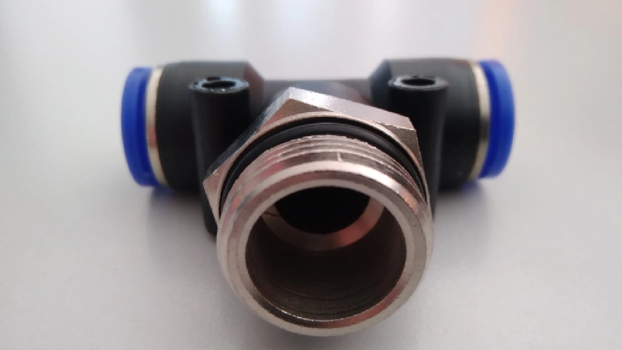 Hava Jakı Metrik Orta Bacak Tee 12-22*1,5 (Pls. Fit.) | OEM EPB12-22